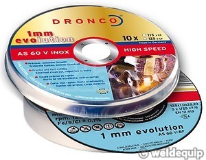 1.0mm Evolution Cutting Discs 115mm