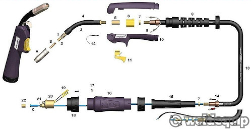 SB250 Euro Torch Schematic