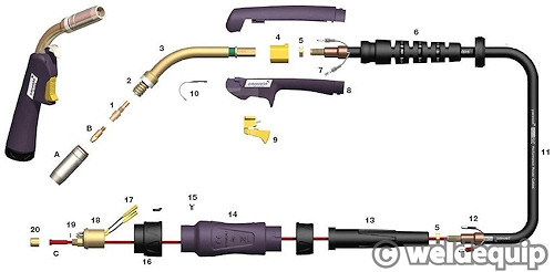 SB250 Euro Torch Schematic