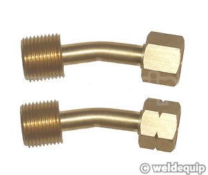 Gas Hose Adaptors - Bent Type