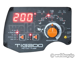 PRO TIG 200P Mini Front Panel