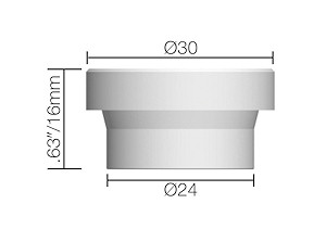 Gas Lens Heatshield Diagram