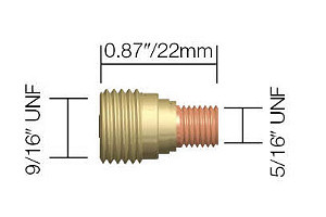 Gas Lens Body Diagram