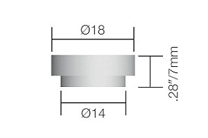 Gas Lens Heatshield Diagram